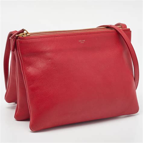 celine large trio red|CELINE Trio Crossbody Bags & Handbags for Women .